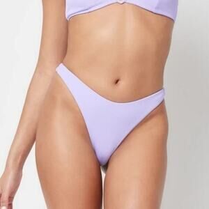 L*Space Ribbed Cabana Bikini Bottom Bitsy Medium